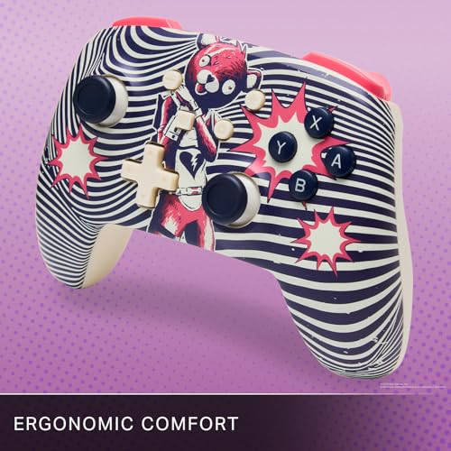 PowerA Wireless Controller for Nintendo Switch - Fortnite: Cuddle Team Leader, Switch Lite/Switch-OLED Model, Nintendo Switch 2, AA Battery Powered (Battery Included), Bluetooth, Motion Controls, Officially Licensed - style: Fortnite Cuddle Team Leader