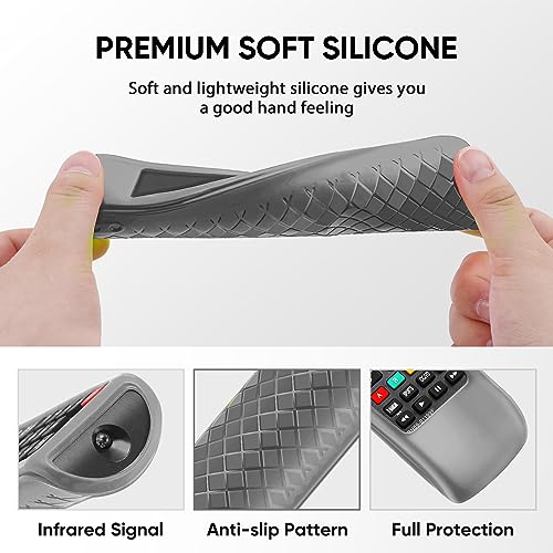2Pack Case for Samsung TV Remote, Cover for Samsung Remote Control for Smart TV Universal Replacement Silicone Sleeve Skin with Lanyard Glow in The Dark White and Black - color: Black+White