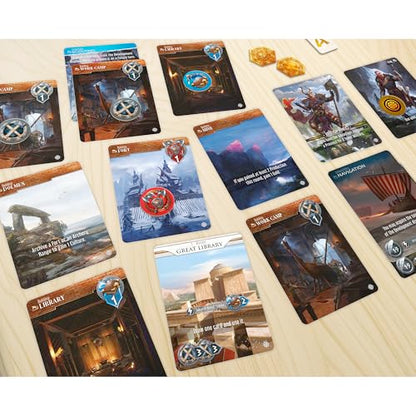 Funforge: Monumental Duel - Exploration - Civilization Deck-Building Board Game, Strategy Game, Combine Or Standalone, Ages 10+, 2 Players, 60-90 Min - style: Exploration