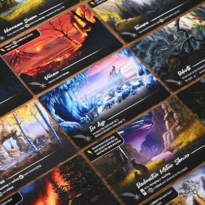 Nature Board Game Expansion – Module 3: Natural Disasters | Survive Volcanoes, Ice Ages, and Catastrophic Ecosystem Events | Wildlife Strategy Game | 1-4 Players, Solo Mode, Age 10+ | Northstar Games