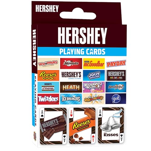 MasterPieces Officially Licensed Hershey Playing Cards - 54 Card Deck for Adults - style: Hershey's