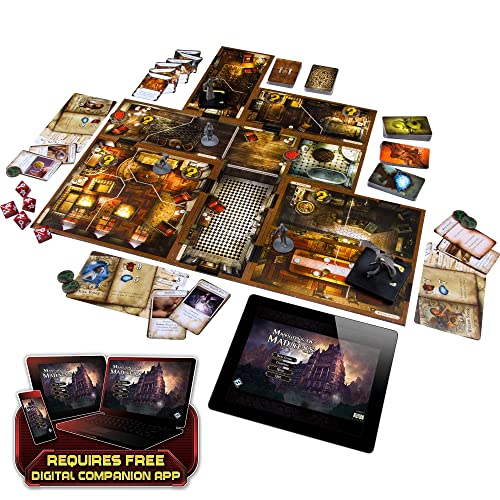 Asmodee Mansions of Madness Board Game (2nd Edition) - Dive into Lovecraftian Horror and Mystery with Cooperative Gameplay! Ages 14+, 1-5 Players, 2-3 Hour Playtime