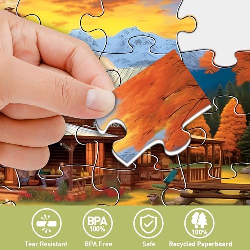Biarek 6 Pack 36 Large Piece Puzzles for Seniors Puzzle Dementia Alzheimer's Products Activities for Elderly Adults Easy Jigsaw Puzzle Alzheimer's Gift for Patients in Nursing Home with 6 Storage Bags - style: 36 Large Pieces