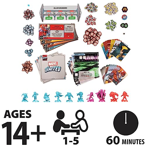 Spin Master Games Marvel United: X-Men Strategy Party Game for Comic Fans - color: Grey