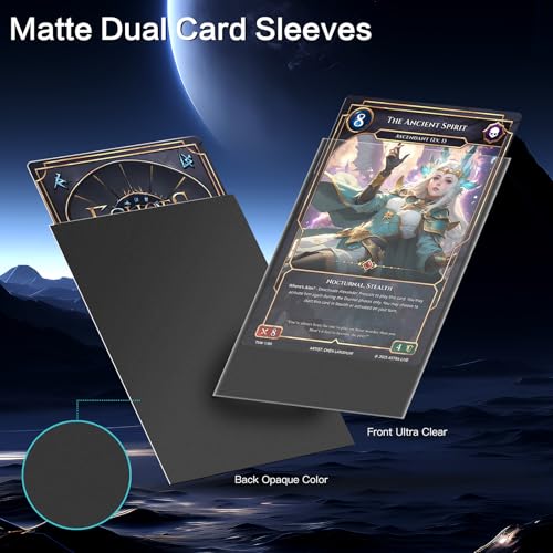 1000 Count Card Sleeves, MTG Card Sleeves for Standard Cards, 10 Colors Trading Cards Sleeves Fit for TCG, Baseball, Football Card, Sports Cards, Game Cardsnts Card Sleeves (1000)