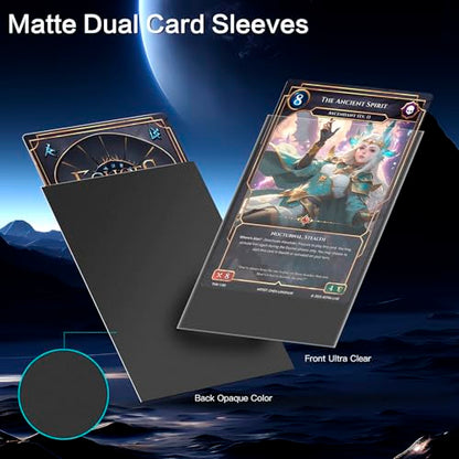 1000 Count Card Sleeves, MTG Card Sleeves for Standard Cards, 10 Colors Trading Cards Sleeves Fit for TCG, Baseball, Football Card, Sports Cards, Game Cardsnts Card Sleeves (1000)