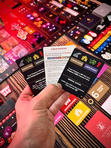 Hegemony: Crisis & Control Expansion - Add New Automas & Modules, Solo Play, Unique Asymmetric Card Driven Game Board Game, Ages 14+, 1-4 Players - style: Crisis & Control