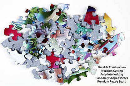 Garden Puppies Jigsaw Puzzle 100 Piece by Vermont Christmas Company - Large, Interlocking Pieces - Unique, Randomly Shaped Pieces - Perfect for Kids and Seniors