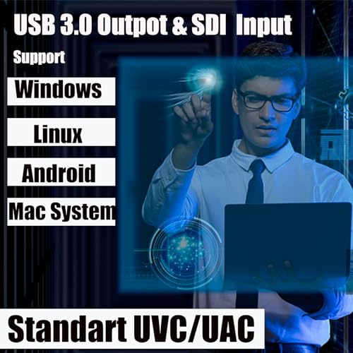 3G-SDI to USB 3.0 Video Capture Card 1080P 60FPS with HDMI and SDI Loop Out | Driver Free