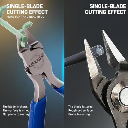 Model Building Tools Kit,6-Piece with 4.3inch Precision Model Nipper, Clean Cuts with No Whitening, for Plastic Models, Gundam, Miniatures