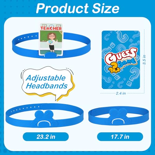 Headbands Game for Kids – Guessing Board Game to Boost Vocabulary, Critical Thinking, and Social Skills – Quick Question Family Game Night for 2–4 Players – Travel-Friendly Fun (Career Theme) - style: Career