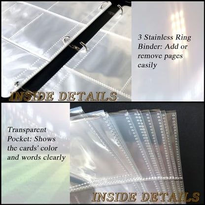 Sports Card Binder 900 Pockets Trading Card Binder with 50 Sleeves Fits 900 Sport Cards, Sports Card Holder Binder with Zipper, Soccer Football Baseball Basketball Hockey Card Gifts Collection Storage - size: 900 Pockets Sports