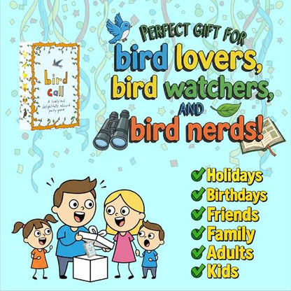 A Lively and Delightfully Absurd 5-Minute Party Game | Birding & Bird Gifts | Bird Call High Energy Card Game | Bird Watching Gifts | Gifts For Bird Lovers | Birding Gifts | 3-8 Players, Ages 7+ - color: Bird Call