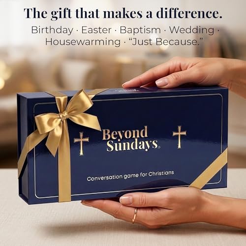 Christian Conversation Cards – Faith Card Game, 200 Cards & 3 Levels | Christian Gift for Women & Men | Premium Magnetic Gift Box for Small Groups, Date Nights & Family | Ages 14+