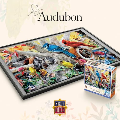 MasterPieces Audubon - Backyard Birds 300pc Ezgrip Puzzle - style: Backyard Birds