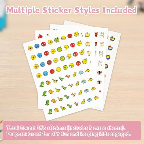 65 Tiles 30mm Seaside Escape Game Block Matching Game for Kids, Vita Mahjong Game Set in ABS Plastic Material Set with 4 DIY Stickers (Pink) - color: Pink