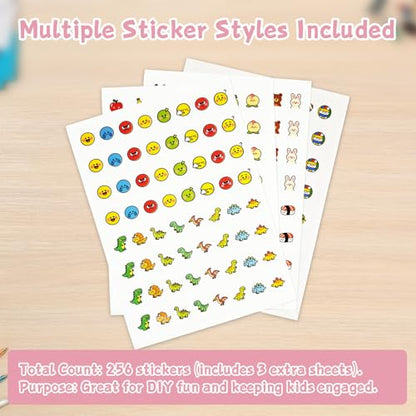 65 Tiles 30mm Seaside Escape Game Block Matching Game for Kids, Vita Mahjong Game Set in ABS Plastic Material Set with 4 DIY Stickers (Pink) - color: Pink