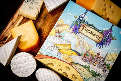 Fromage Board Game - French Cheesemaking Strategy Game, Worker-Placement, Resource Management Game for Teens & Adults, Ages 14+, 1-4 Players, 30 Minute Playtime, Made by R2i Games