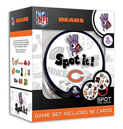 MasterPieces Game Day - NFL Chicago Bears Spot It Game For Kids, Adults, and Family - style: Chicago Bears