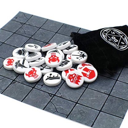 D&D Class and Monster Tokens for Dungeons and Dragons (Standard Set) - style: Standard Set