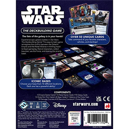 Fantasy Flight Games Star Wars The DeckBuilding Game | Strategy Card Game | Head-to-Head Tactical Battle Game for Adults & Kids | Ages 12+ | 2 Players | Average Playtime 30 Minutes (FFGSWG01)