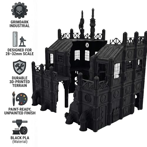 Industrial Ruins Set 1: Mars Factory Wargaming Terrain Series