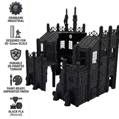 Industrial Ruins Set 1: Mars Factory Wargaming Terrain Series