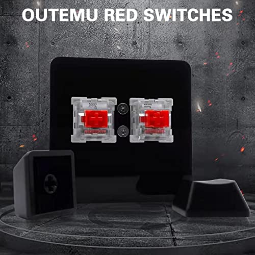 BTXETUEL NONO OSU keypad 2-Key Red axis Gaming USB Keyboard,Hotswap Mechanical Keyboard,Mini Mechanica RGB keypad for macros and Rhythm Games. | Hot-swappable Mini Mechanica RGB Keypad for Macros and Rhythm Games Office Work Shortcut Keys