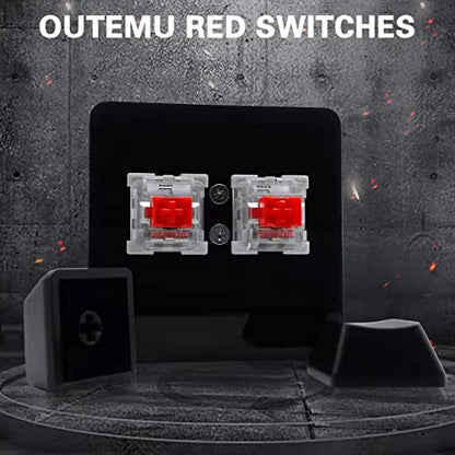 BTXETUEL NONO OSU keypad 2-Key Red axis Gaming USB Keyboard,Hotswap Mechanical Keyboard,Mini Mechanica RGB keypad for macros and Rhythm Games. | Hot-swappable Mini Mechanica RGB Keypad for Macros and Rhythm Games Office Work Shortcut Keys