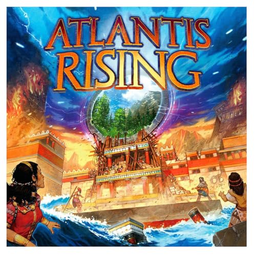 Atlantis Rising (2nd Edition) Standard Edition – Cooperative Worker Placement Board Game for 1–7 Players, 60–120 Minutes Gameplay, Strategy Game with Modular Island, Family & Adult Board Game