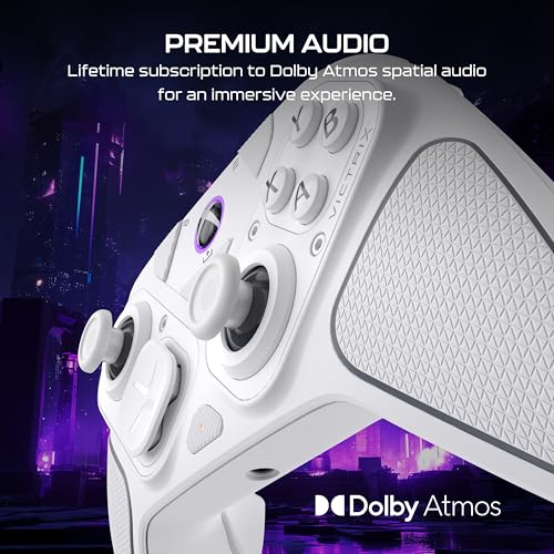 Turtle Beach Victrix Pro BFG Reloaded Wireless Gaming Controller for Xbox | Xbox Series X|S, Xbox One, PC, Modular, Fightpad Module, Hall-Effect Sticks, Triggers, 4 Remappable Buttons, Esports, White - color: White