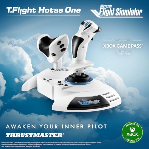 Thrustmaster T.Flight Hotas One Microsoft Flight Simulator Edition - officially licensed Microsoft Flight Simulator on Xbox Series X|S and PC