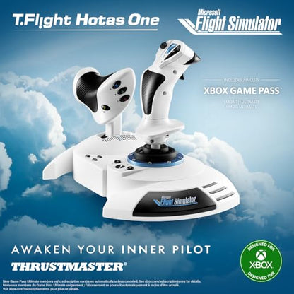 Thrustmaster T.Flight Hotas One Microsoft Flight Simulator Edition - officially licensed Microsoft Flight Simulator on Xbox Series X|S and PC