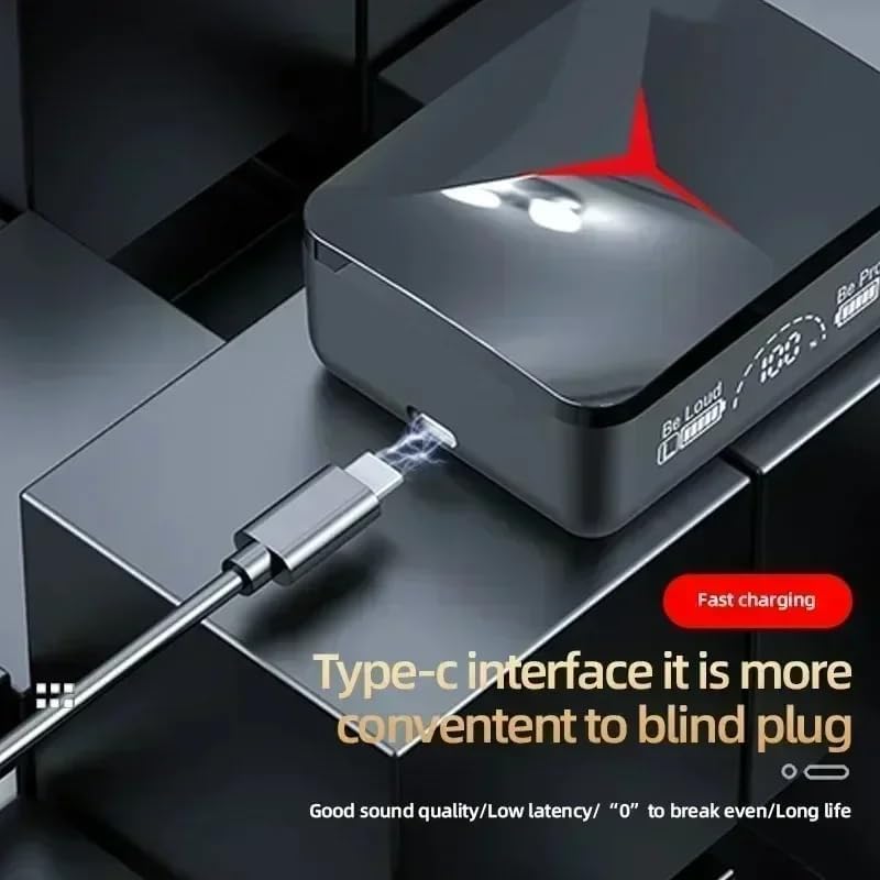 Gaming Wireless Earbuds, Bluetooth 5.3, Low Latency, Fast Charging, 5H Playtime, 140H Standby