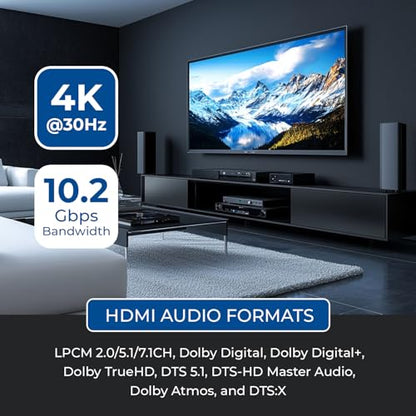 OREI 16x16 HDMI Matrix Switch – 4K@30Hz, EDID, RS-232, WebGUI, IR, HDCP 2.2 | 16x16 Switcher, 16x16 Matrix – 10.2Gbps, Scene Save & Recall, Round Robin, Dolby Atmos, DTS:X, 2U Rack Mount - size: 16X16 Matrix Switch