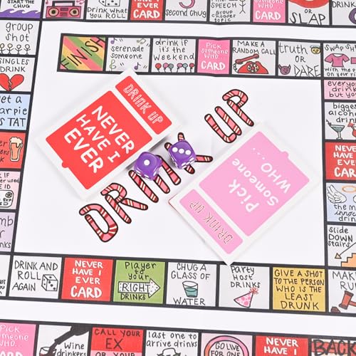 GOLDGE Interactive Party Board Game Mat for Adults Families (First Edition) | Funny, Easy to Play with 2-8 Players. Perfect for Friends' Gatherings & Any Occasion
