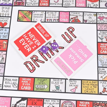 GOLDGE Interactive Party Board Game Mat for Adults Families (First Edition) | Funny, Easy to Play with 2-8 Players. Perfect for Friends' Gatherings & Any Occasion