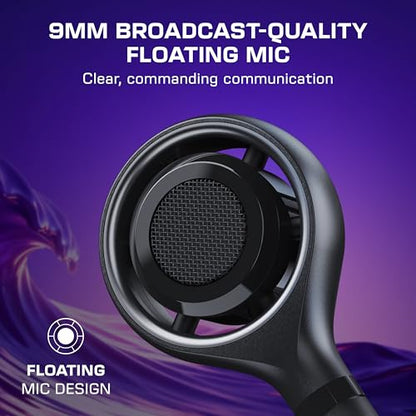Turtle Beach Stealth Pro II Premium Wireless Gaming Headset for Xbox Series X|S, PS5, PS4, PC - Hi-Res Audio, Dolby Atmos, Active Noise Cancellation, Simultaneous Bluetooth, 24-bit Audio - Black - color: Black