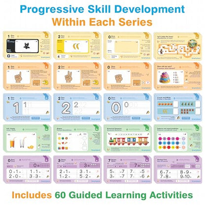 Bilingual Math Toy English Spanish Educational Kit for Preschoolers | STEAM Early Math & Logic Set | Hands-on Addition, Subtraction, Counting, Logic Games, Wooden Boards, Activity Cards