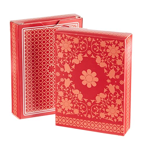 Rummy Card Game Kit - Classic Family Melding Game for 2-6 Players - Two Plastic-Coated Poker-Size, Standard Index Decks of 54 Cards + 25 Tear-Away Score Pads + Full Instructions for Gin Rummy