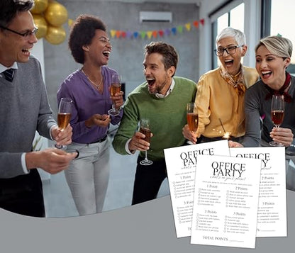 Tuyashua Office Party What's On Your Phone Games, Work Party Games, Team Building Group Office Game, Work Happy Hour Idea, Great for Coworker or Adult Trivia Game, Set of 30 Cards - OP07