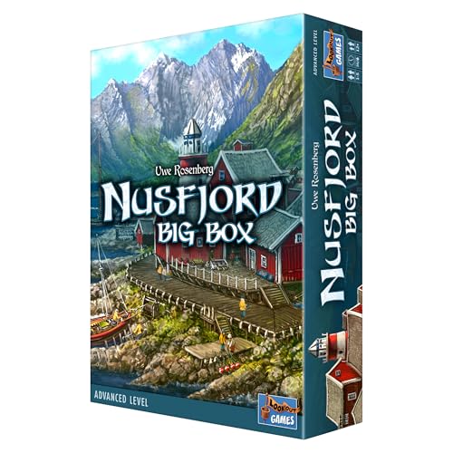 Nusfjord Board Game Big Box Edition - Complete Card Deck Collection, Includes All Expansions, Strategy Game for Kids & Adults, Ages 12+, 1-5 Players, 20-100 Min Playtime, Made by Lookout Games