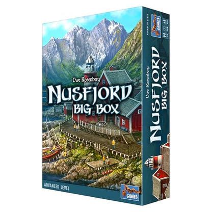 Nusfjord Board Game Big Box Edition - Complete Card Deck Collection, Includes All Expansions, Strategy Game for Kids & Adults, Ages 12+, 1-5 Players, 20-100 Min Playtime, Made by Lookout Games