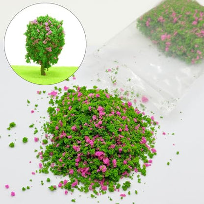 Cayway Tree Powder Model, Mixed Color Simulation Tree Powder, Simulation Flower Modelling Powder, DIY Model Trees Basing Material Kit for Building Model Railway Fairy Garden Diorama Scenery - style: Style B