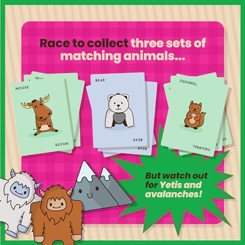 Moose Match Mayhem Speed-Matching Card Game by Taco Cat Games, Ages 7+