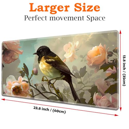 for MTG Playmat Non-Slip Rubber Play Mat with Storage Bag Combination, Ideal for Card Game Lovers TCG Play Mat, Cute Bird - color: Cute Bird