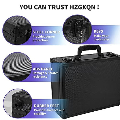 HZGXQN Toploader Storage Box for 3" x 4" 35pt Rigid Card, Top Loader Card Storage Hard Case, Sports Card Storage Boxes for Trading Cards, Top Loaders Holder (Holds 600+ Toploaders)