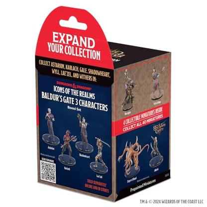 WizKids D&D Icons of the Realms: Adventures from Baldur's Gate Single Booster | Dungeons and Dragons Figures | Pre-Painted | Blind Box - style: Single Booster