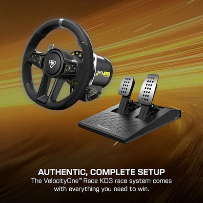 Turtle Beach VelocityOne Race KD3 Direct Drive Force Feedback Racing Wheel & Pedals for Xbox Series X|S, Xbox One & Windows 10/11 PC, USB C Connectivity - style: Race Wheel & Pedal System