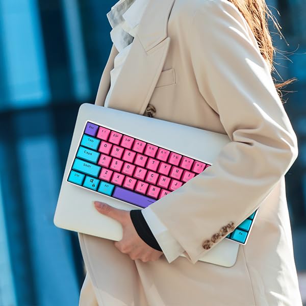 Portable 60% Mechanical Gaming Keyboard Pink/Blue, RGB Backlit Wired Key Board with Red Switch, Compact 61 Keys Mini Office Keyboards with for Windows Laptop PC (61 Zhi/Red Switch) - color: 61 Zhi/Red Switch